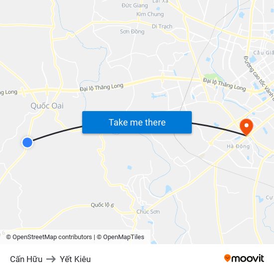 Cấn Hữu to Yết Kiêu map