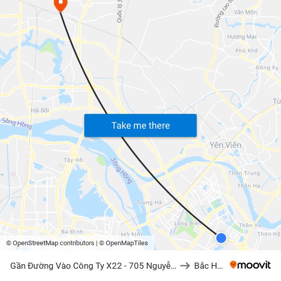 Gần Đường Vào Công Ty X22 - 705 Nguyễn Văn Linh to Bắc Hồng map