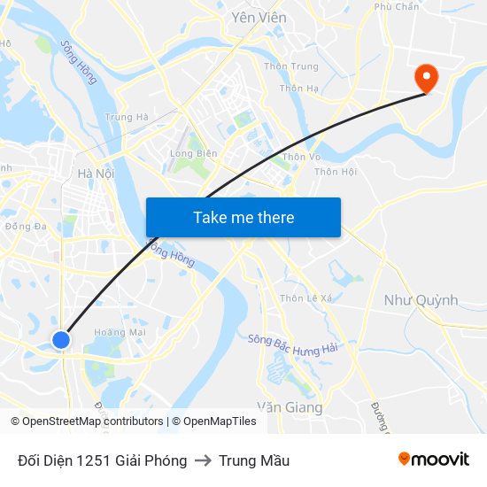 Đối Diện 1251 Giải Phóng to Trung Mầu map