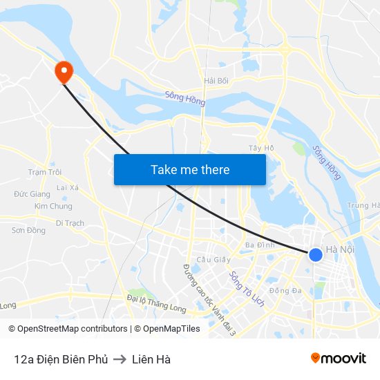 12a Điện Biên Phủ to Liên Hà map