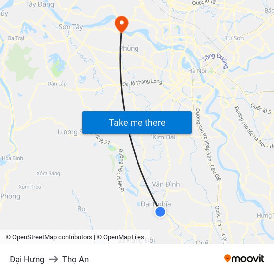 Đại Hưng to Thọ An map