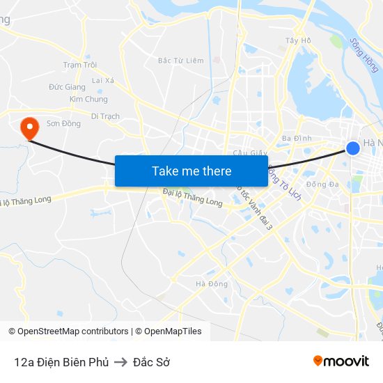 12a Điện Biên Phủ to Đắc Sở map