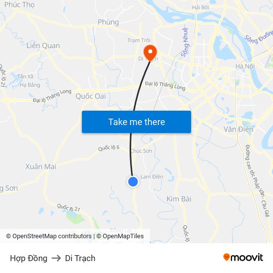 Hợp Đồng to Di Trạch map