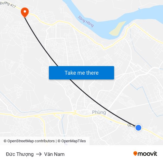 Đức Thượng to Vân Nam map