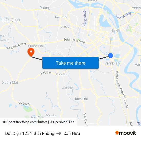 Đối Diện 1251 Giải Phóng to Cấn Hữu map