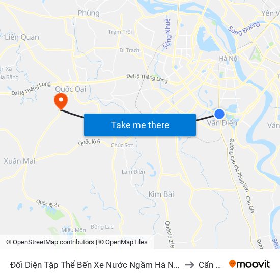 Đối Diện Tập Thể Bến Xe Nước Ngầm Hà Nội - Ngọc Hồi to Cấn Hữu map