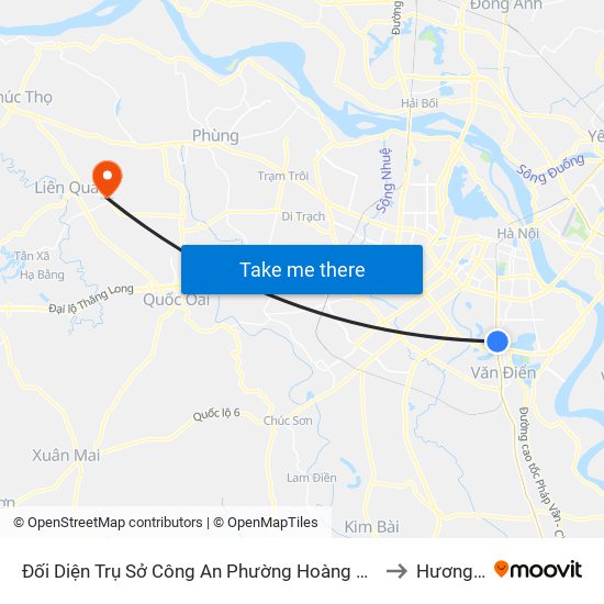 Đối Diện Trụ Sở Công An Phường Hoàng Liệt- 1277 Giải Phóng to Hương Ngải map