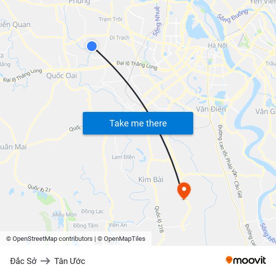 Đắc Sở to Tân Ước map