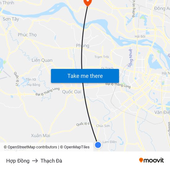 Hợp Đồng to Thạch Đà map