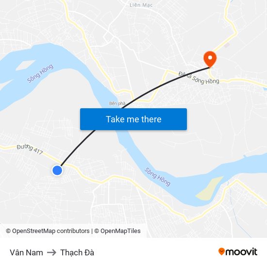 Vân Nam to Thạch Đà map