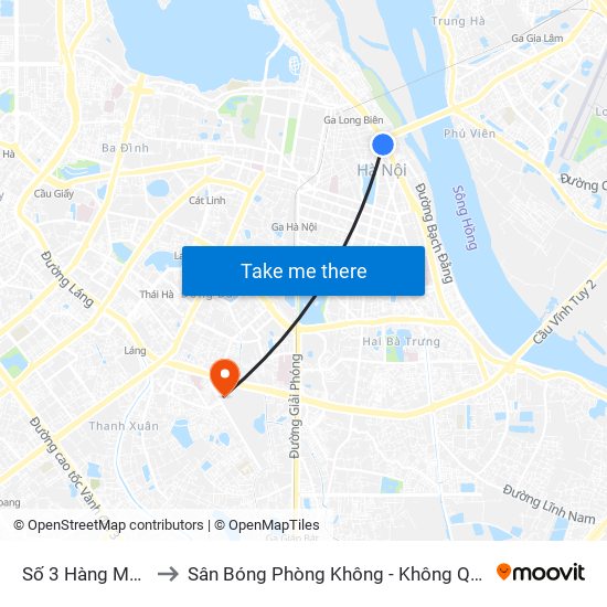 Số 3 Hàng Muối to Sân Bóng Phòng Không - Không Quân map