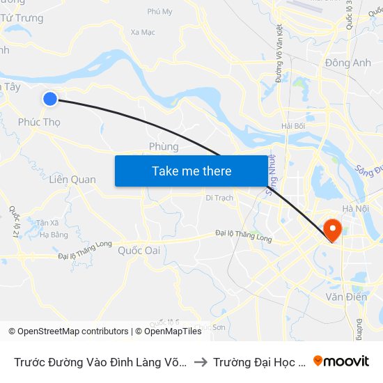 Trước Đường Vào Đình Làng Võng Ngoại 30m to Trường Đại Học Y Hà Nội map