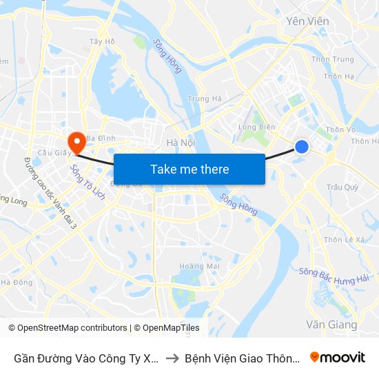 Gần Đường Vào Công Ty X22 - 705 Nguyễn Văn Linh to Bệnh Viện Giao Thông Vận Tải Trung Ương map