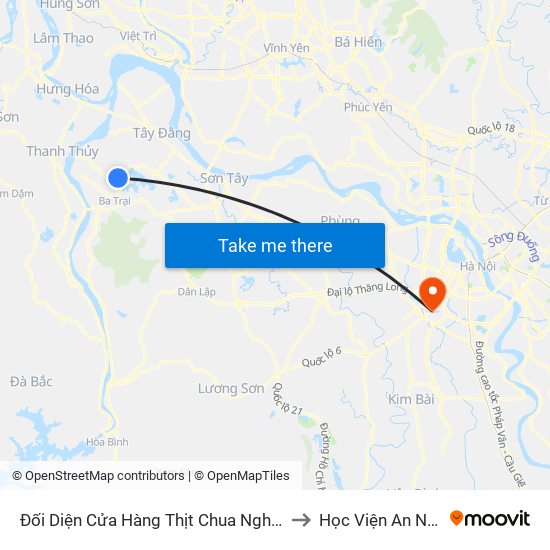 Đối Diện Cửa Hàng Thịt Chua Nghị Thịnh, Cẩm An, Cẩm Lĩnh to Học Viện An Ninh Nhân Dân map