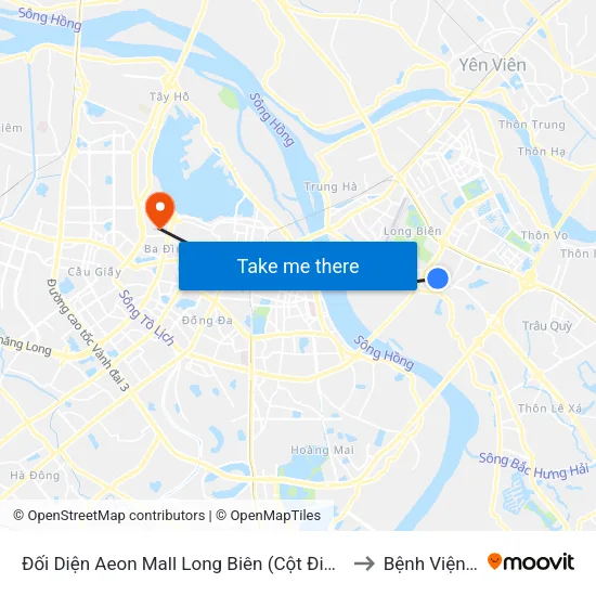 Đối Diện Aeon Mall Long Biên (Cột Điện T4a/2a-B Đường Cổ Linh) - Cột Sau to Bệnh Viện Quân Y 354 map