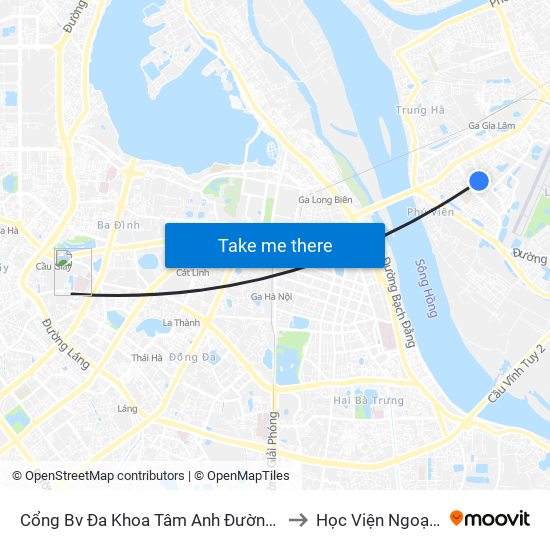 Cổng Bv Đa Khoa Tâm Anh Đường Phú Hựu to Học Viện Ngoại Giao map