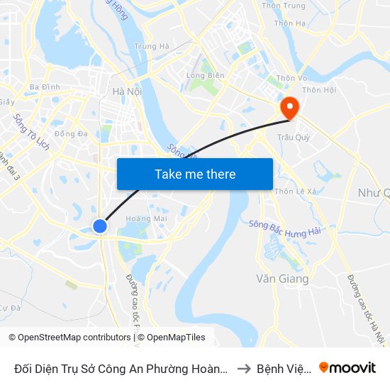 Đối Diện Trụ Sở Công An Phường Hoàng Liệt- 1277 Giải Phóng to Bệnh Viện Thú Y map