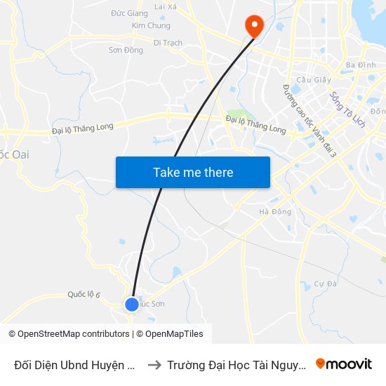 Đối Diện Ubnd Huyện Chương Mỹ - Ql6 to Trường Đại Học Tài Nguyên Và Môi Trường map