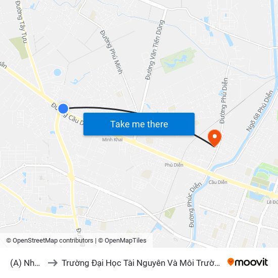 (A) Nhổn to Trường Đại Học Tài Nguyên Và Môi Trường map