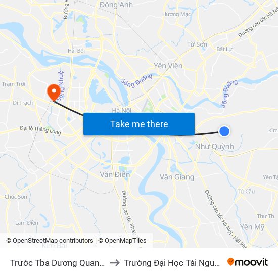 Trước Tba Dương Quang 10 Khoảng 20m to Trường Đại Học Tài Nguyên Và Môi Trường map