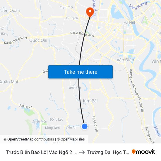 Trước Biển Báo Lối Vào Ngõ 2 Xóm Bãi Thôn Trường Xuân - Tỉnh Lộ 429 to Trường Đại Học Tài Nguyên Và Môi Trường map