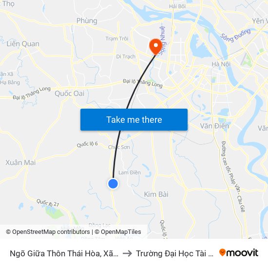 Ngõ Giữa Thôn Thái Hòa, Xã Hợp Đồng, Chương Mỹ, Tl 419 to Trường Đại Học Tài Nguyên Và Môi Trường map