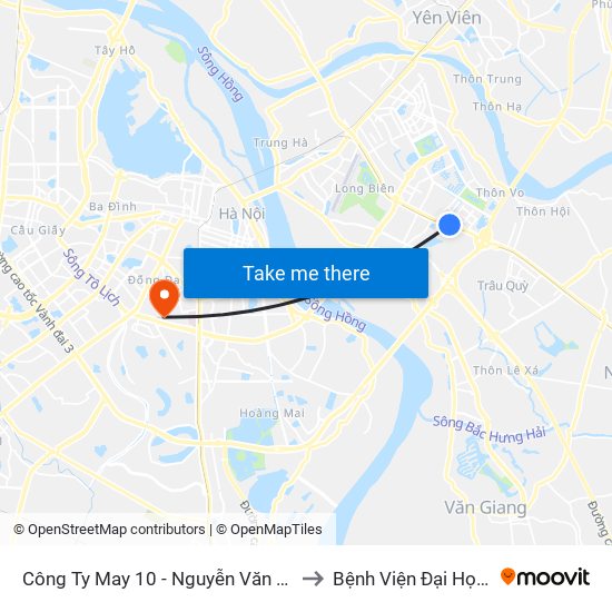 Công Ty May 10 - Nguyễn Văn Linh to Bệnh Viện Đại Học Y map