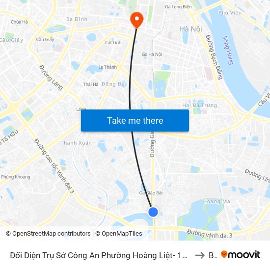 Đối Diện Trụ Sở Công An Phường Hoàng Liệt- 1277 Giải Phóng to B2 map