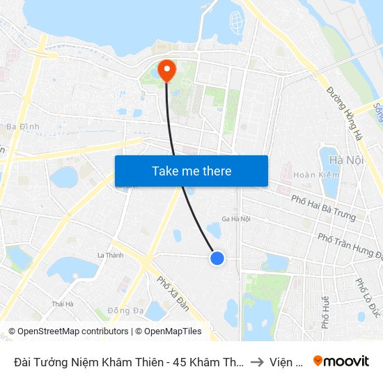 Đài Tưởng Niệm Khâm Thiên - 45 Khâm Thiên to Viện 69 map