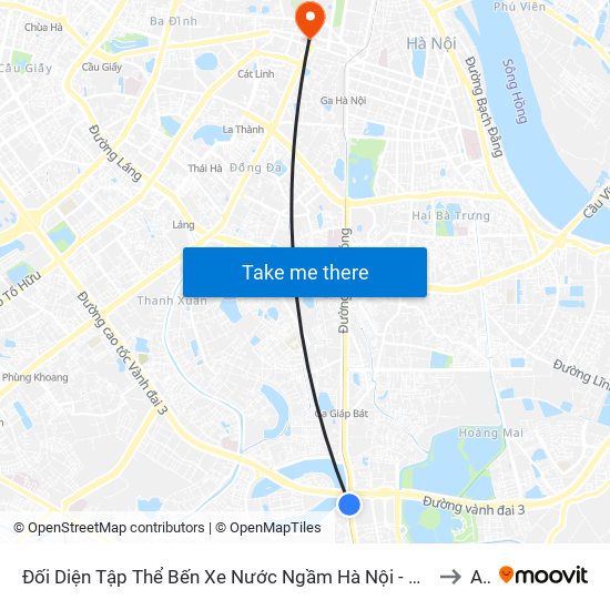 Đối Diện Tập Thể Bến Xe Nước Ngầm Hà Nội - Ngọc Hồi to A1 map