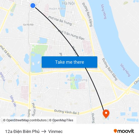 12a Điện Biên Phủ to Vinmec map