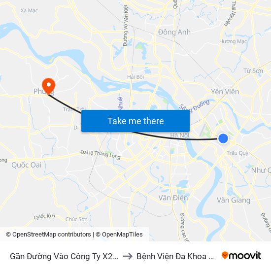 Gần Đường Vào Công Ty X22 - 705 Nguyễn Văn Linh to Bệnh Viện Đa Khoa Huyện Đan Phượng map