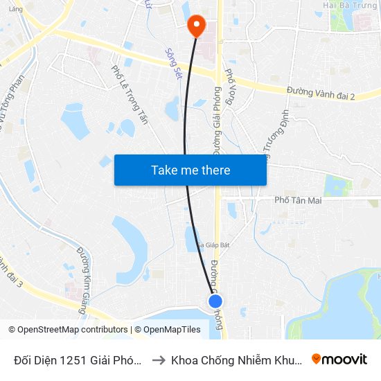 Đối Diện 1251 Giải Phóng to Khoa Chống Nhiễm Khuẩn map