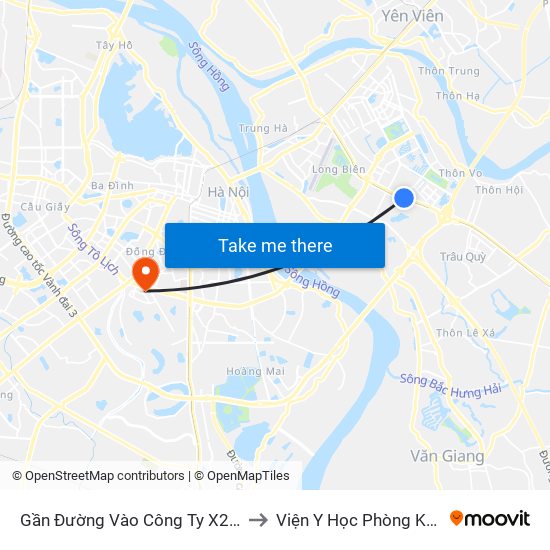 Gần Đường Vào Công Ty X22 - 705 Nguyễn Văn Linh to Viện Y Học Phòng Không - Không Quân map