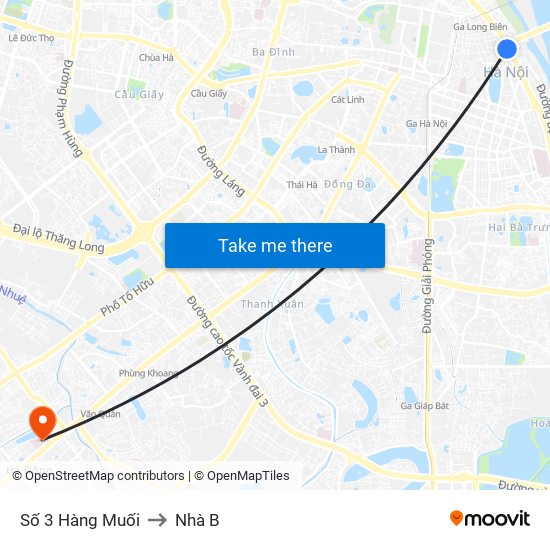 Số 3 Hàng Muối to Nhà B map