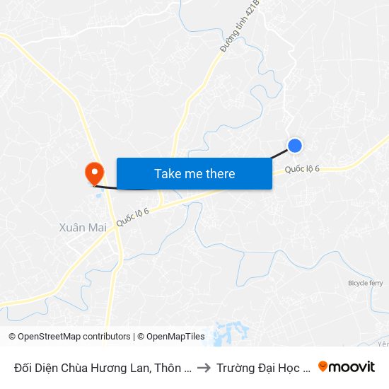 Đối Diện Chùa Hương Lan, Thôn Đông Cựu, Đông Sơn to Trường Đại Học Lâm Nghiệp map