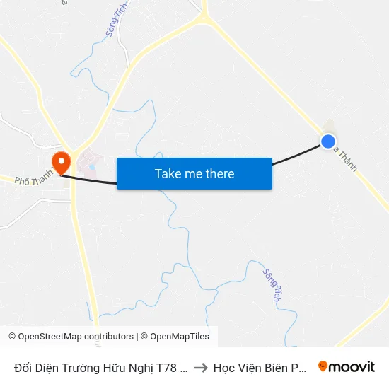 Đối Diện Trường Hữu Nghị T78 - Ql32 to Học Viện Biên Phòng map