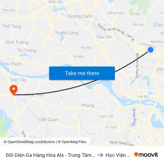 Đối Diện Ga Hàng Hóa Als - Trung Tâm Dịch Vụ Kỹ Thuật Cung Ứng Điện to Học Viện Biên Phòng map