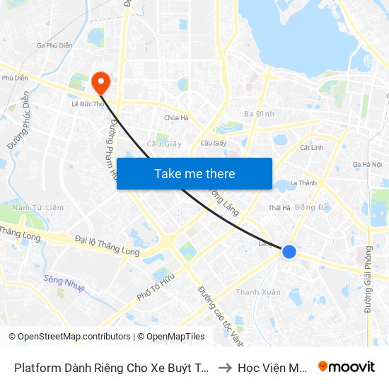 Platform Dành Riêng Cho Xe Buýt Trước Nhà 604 Trường Chinh to Học Viện Múa Việt Nam map