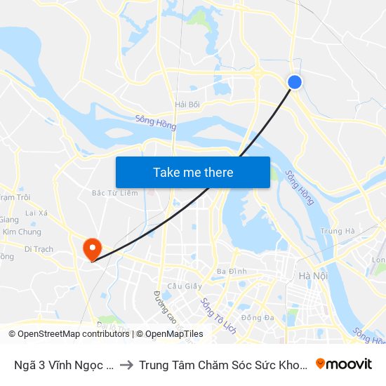 Ngã 3 Vĩnh Ngọc - Km 9+230 Quốc Lộ 3 to Trung Tâm Chăm Sóc Sức Khoẻ Người Cao Tuổi Hoa Sen Lotus Care map