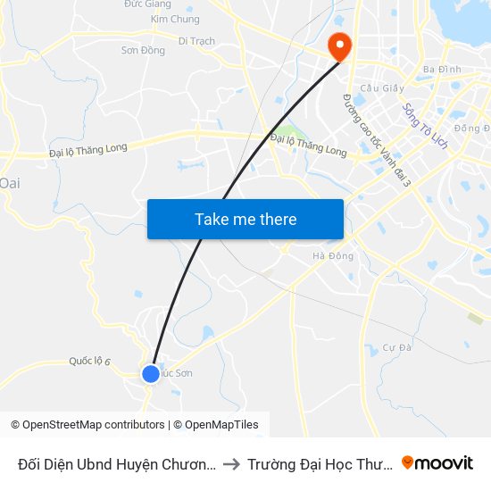 Đối Diện Ubnd Huyện Chương Mỹ - Ql6 to Trường Đại Học Thương Mại map