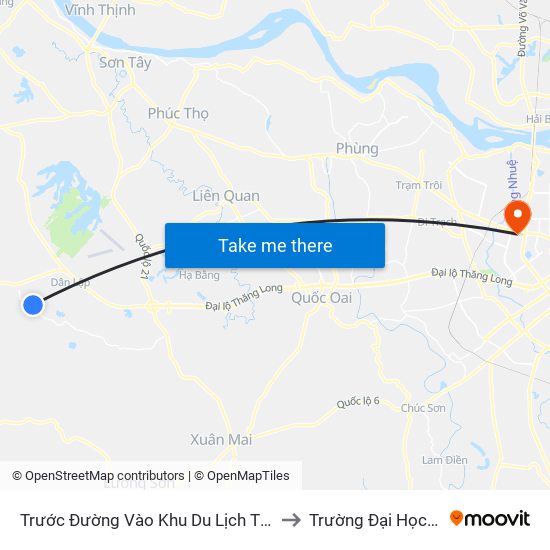 Trước Đường Vào Khu Du Lịch Thác Bạc Suối Sao 30m to Trường Đại Học Thương Mại map