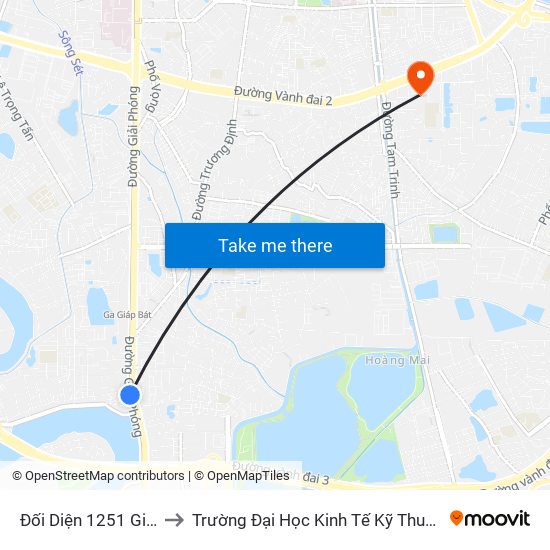 Đối Diện 1251 Giải Phóng to Trường Đại Học Kinh Tế Kỹ Thuật Công Nghiệp map