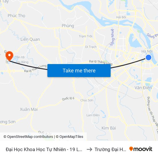 Đại Học Khoa Học Tự Nhiên - 19 Lê Thánh Tông to Trường Đại Học Fpt map