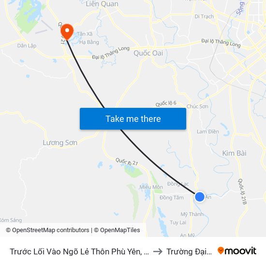 Trước Lối Vào Ngõ Lẻ Thôn Phù Yên, Viên An - Tỉnh Lộ 429 to Trường Đại Học Fpt map