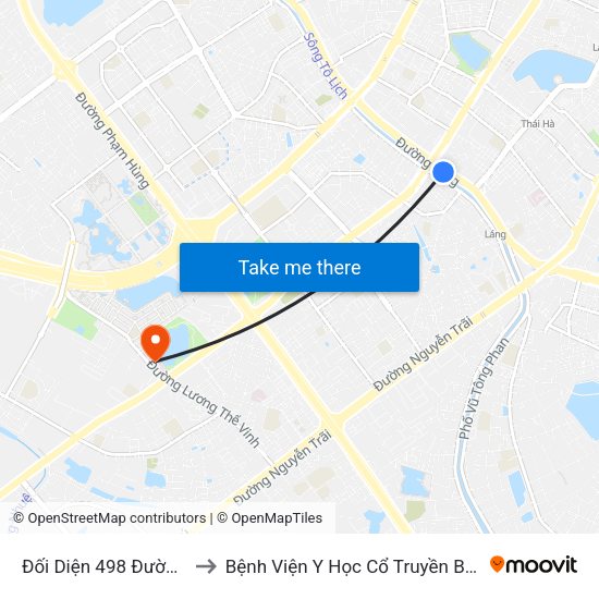 Đối Diện 498 Đường Láng to Bệnh Viện Y Học Cổ Truyền Bộ Công An map