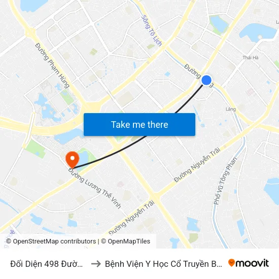 Đối Diện 498 Đường Láng to Bệnh Viện Y Học Cổ Truyền Bộ Công An map