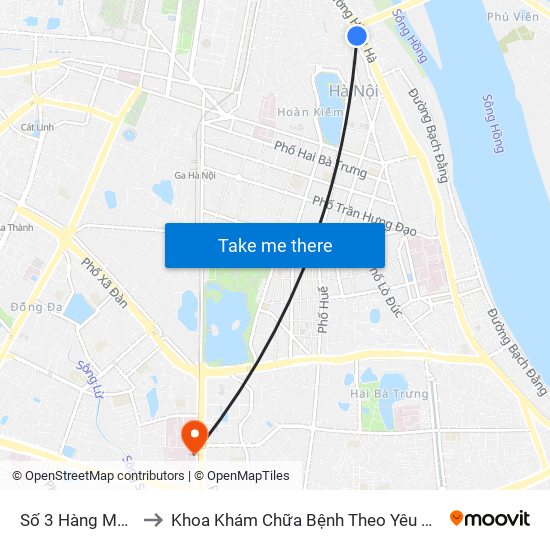 Số 3 Hàng Muối to Khoa Khám Chữa Bệnh Theo Yêu Cầu map