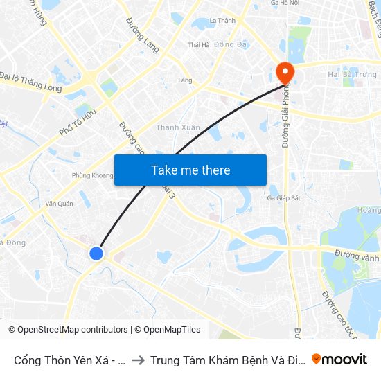 Cổng Thôn Yên Xá - 89 Cầu Bươu to Trung Tâm Khám Bệnh Và Điều Trị Trong Ngày map