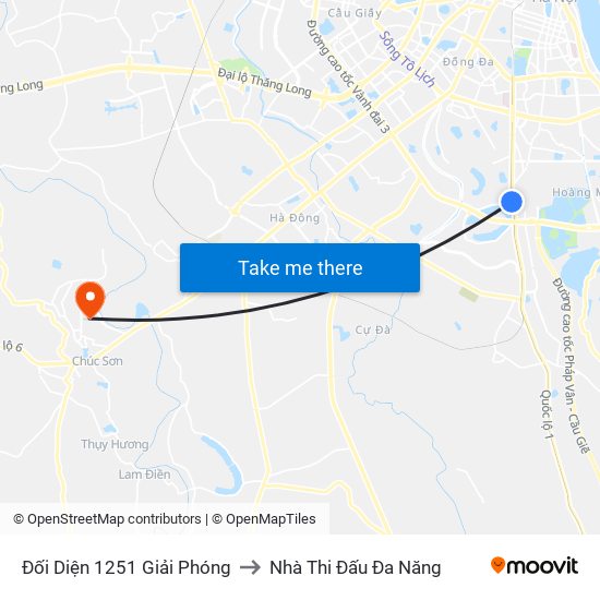 Đối Diện 1251 Giải Phóng to Nhà Thi Đấu Đa Năng map